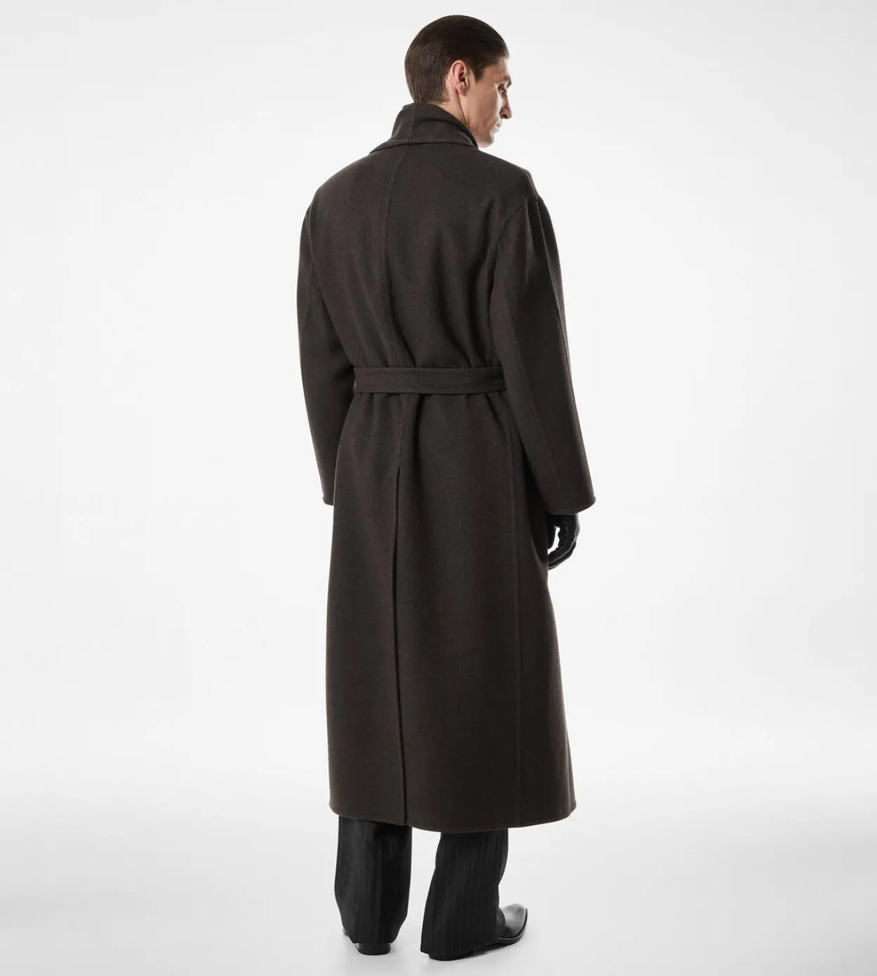 DOUBLE SPLITTABLE CASHMERE SHAWL COAT
