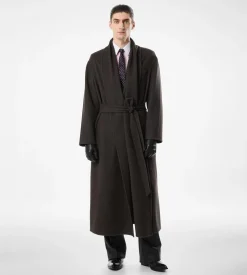 DOUBLE SPLITTABLE CASHMERE SHAWL COAT