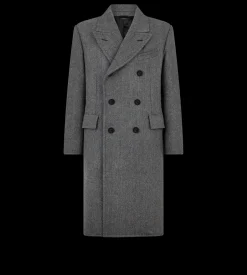 DOUBLE SPLITTABLE HERRINGBONE COAT