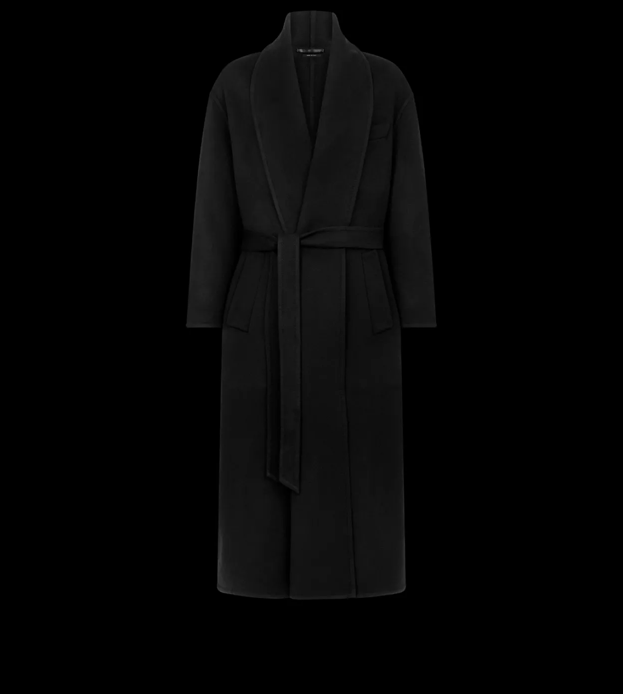 DOUBLE SPLITTABLE WOOL CASHMERE SHAWL COAT
