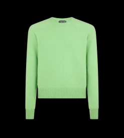 FELTED CASHMERE CREW NECK