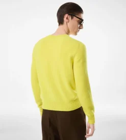 FELTED CASHMERE CREW NECK