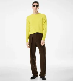 FELTED CASHMERE CREW NECK