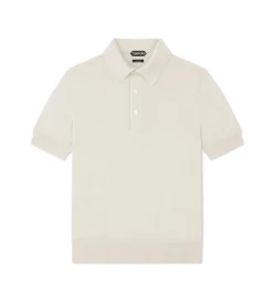 FINE GAUGE CASHMERE SILK POLO