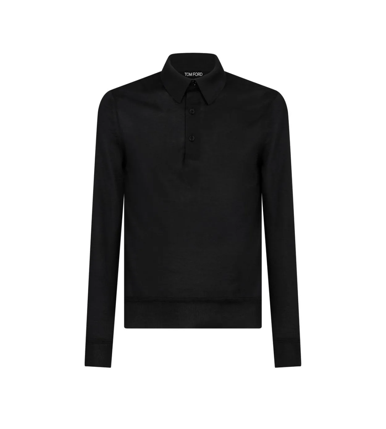FINE GAUGE CASHMERE SILK POLO