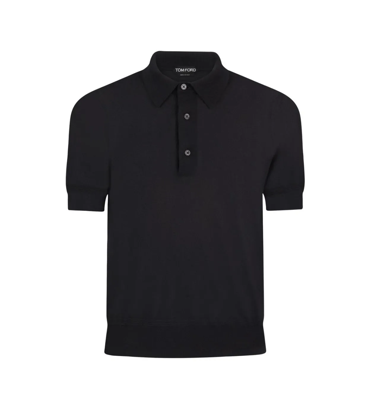 FINE GAUGE CASHMERE SILK POLO
