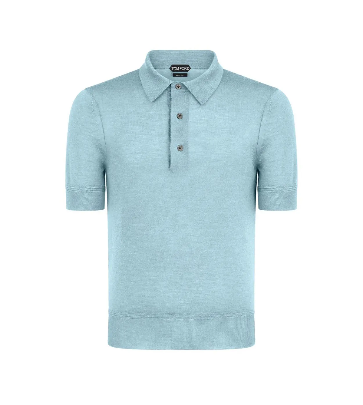 FINE GAUGE CASHMERE SILK POLO