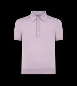 FINE GAUGE CASHMERE SILK KNIT POLO