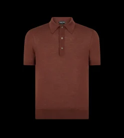 FINE GAUGE CASHMERE SILK POLO