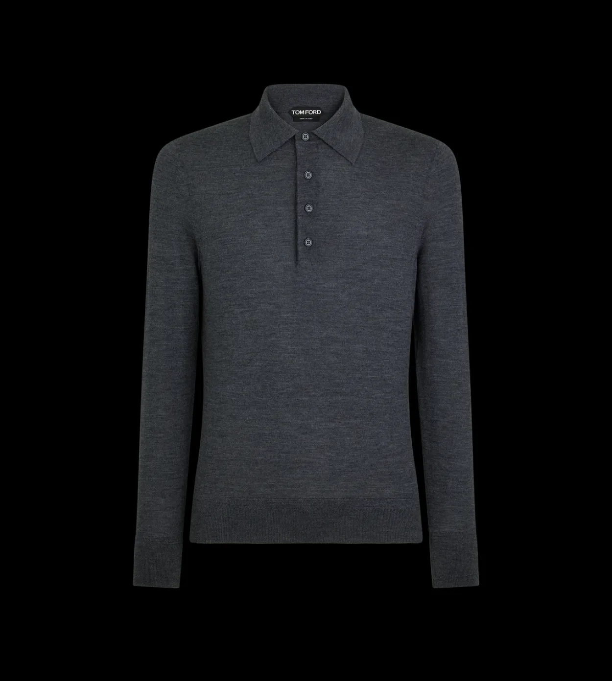 FINE GAUGE PURE WOOL POLO