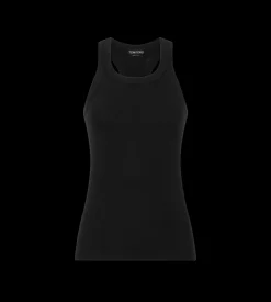FINE MERINO RIB MASCULINE RACERBACK VEST