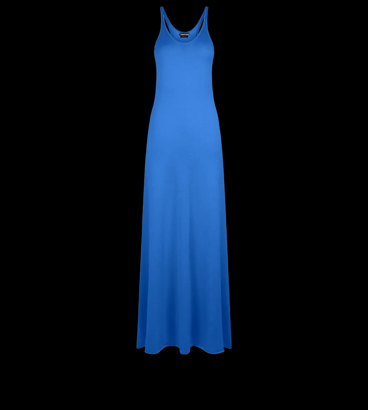 FINE MERINO SLEEVELESS LONG TANK DRESS