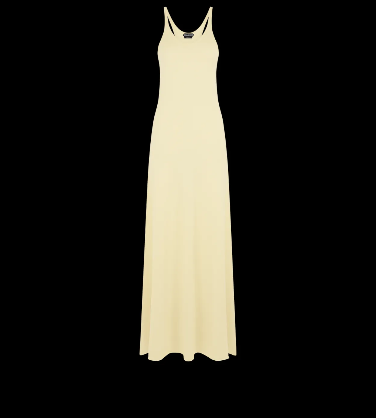 FINE MERINO SLEEVELESS LONG TANK DRESS