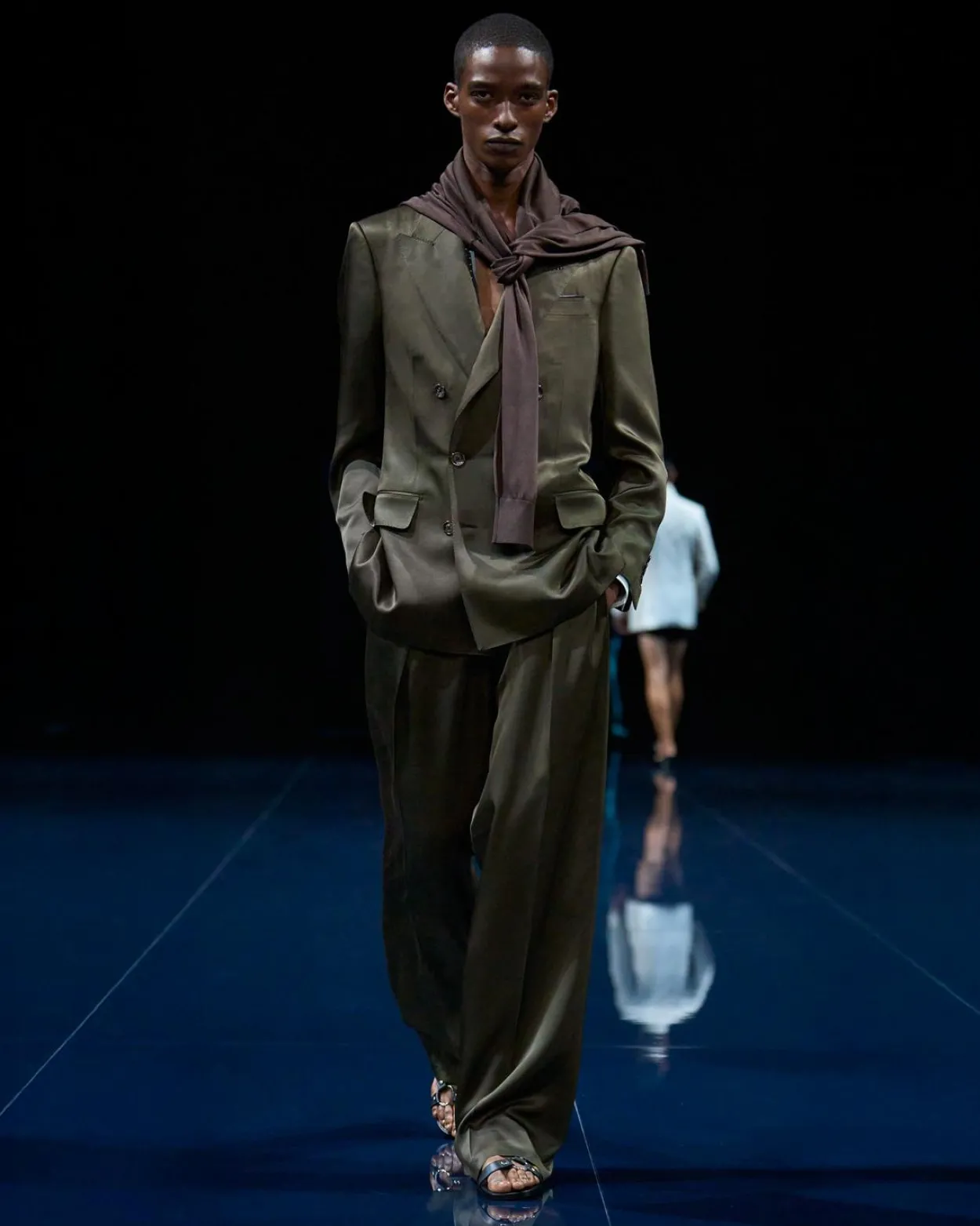 FLUID LIGHT SILK TWILL JACKET