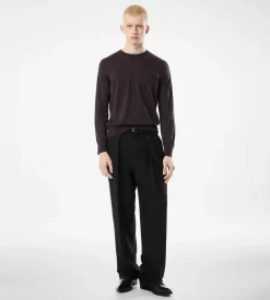 FLUID SILK CREW NECK