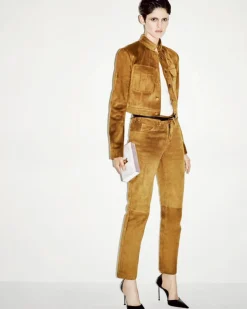 FULL GRAIN LAMB SUEDE OFFICER JACKET