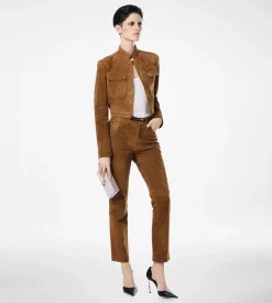 FULL GRAIN LAMB SUEDE OFFICER JACKET