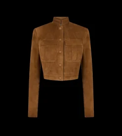 FULL GRAIN LAMB SUEDE OFFICER JACKET