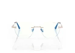 GEOMETRIC BLUE BLOCK OPTICALS