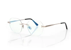 GEOMETRIC BLUE BLOCK OPTICALS
