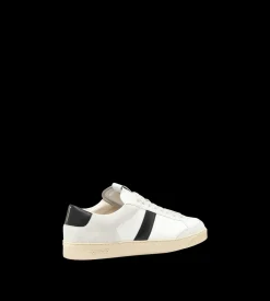GRAIN LEATHER AND SUEDE BLAKE SNEAKER