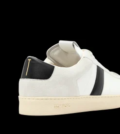 GRAIN LEATHER AND SUEDE BLAKE SNEAKER
