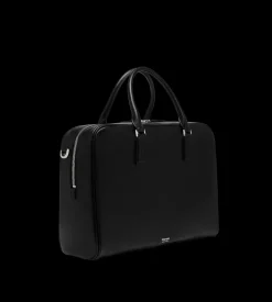 GRAIN LEATHER MINIMAL BRIEFCASE