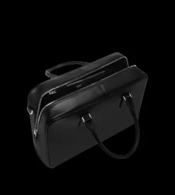 GRAIN LEATHER MINIMAL BRIEFCASE