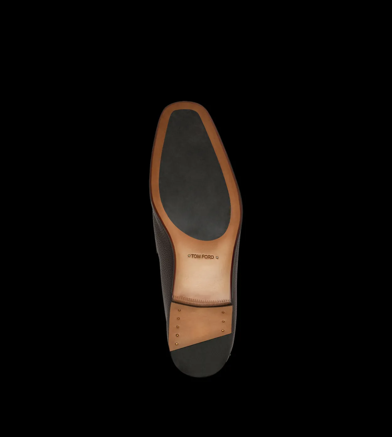 GRAIN LEATHER SEAN TWISTED BAND LOAFER