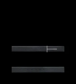 GRAIN LEATHER SLIM T REVERSIBLE BELT