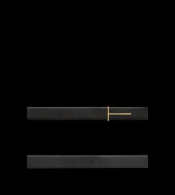 GRAIN LEATHER SLIM T REVERSIBLE BELT