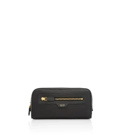 GRAIN LEATHER SMART WASH BAG