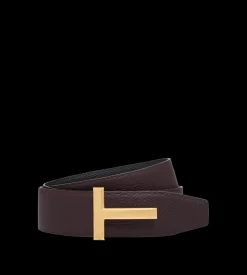 GRAIN LEATHER T ICON BELT