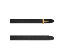 GRAIN LEATHER T ICON BELT