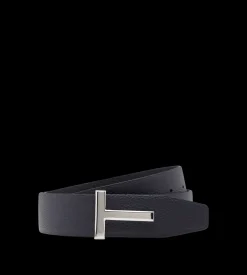 GRAIN LEATHER T ICON BELT