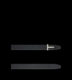 GRAIN LEATHER T ICON BELT