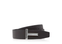 GRAIN LEATHER T ICON BELT