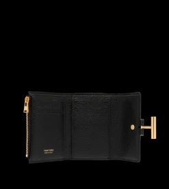 GRAIN LEATHER TARA COMPACT WALLET