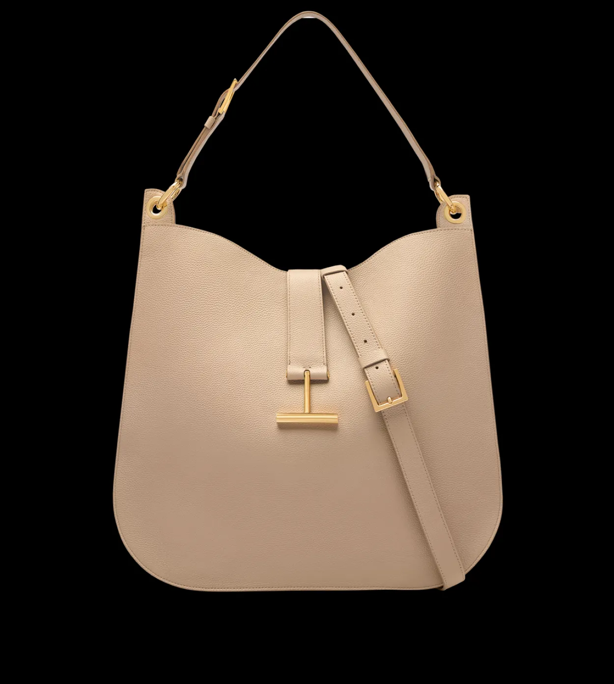 GRAIN LEATHER TARA LARGE CROSSBODY