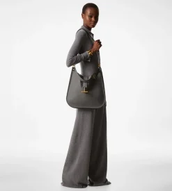 GRAIN LEATHER TARA LARGE CROSSBODY