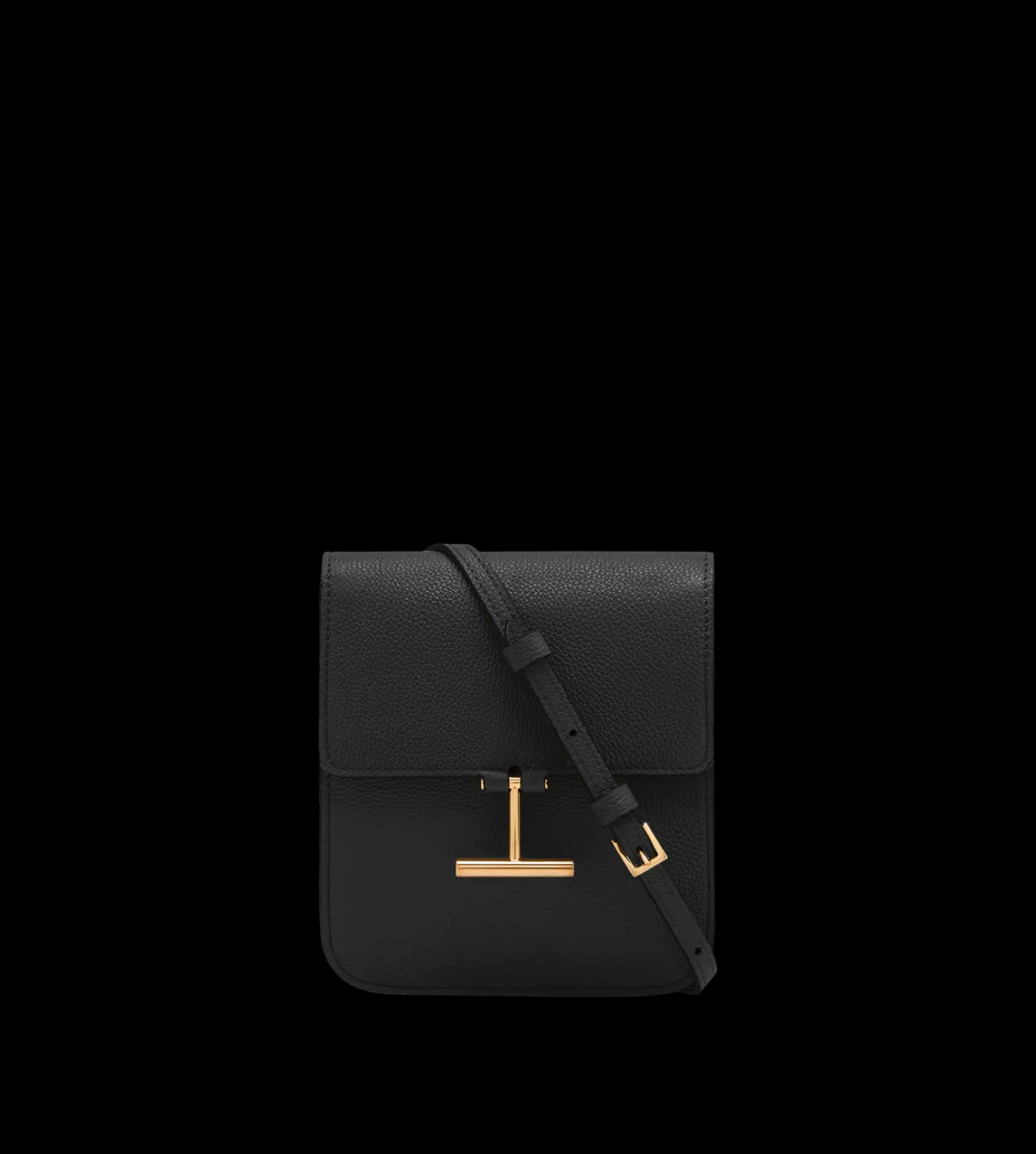 GRAIN LEATHER TARA MINI BAG ON STRAP