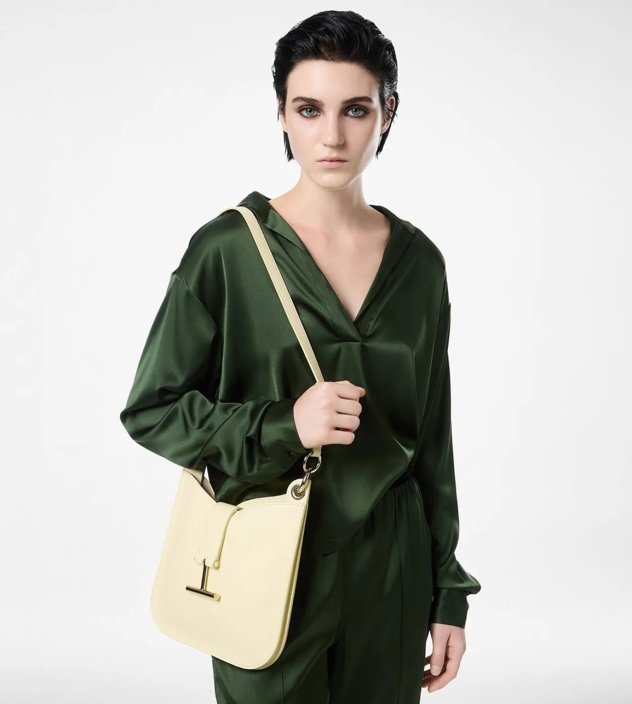 GRAIN LEATHER TARA SMALL CROSSBODY