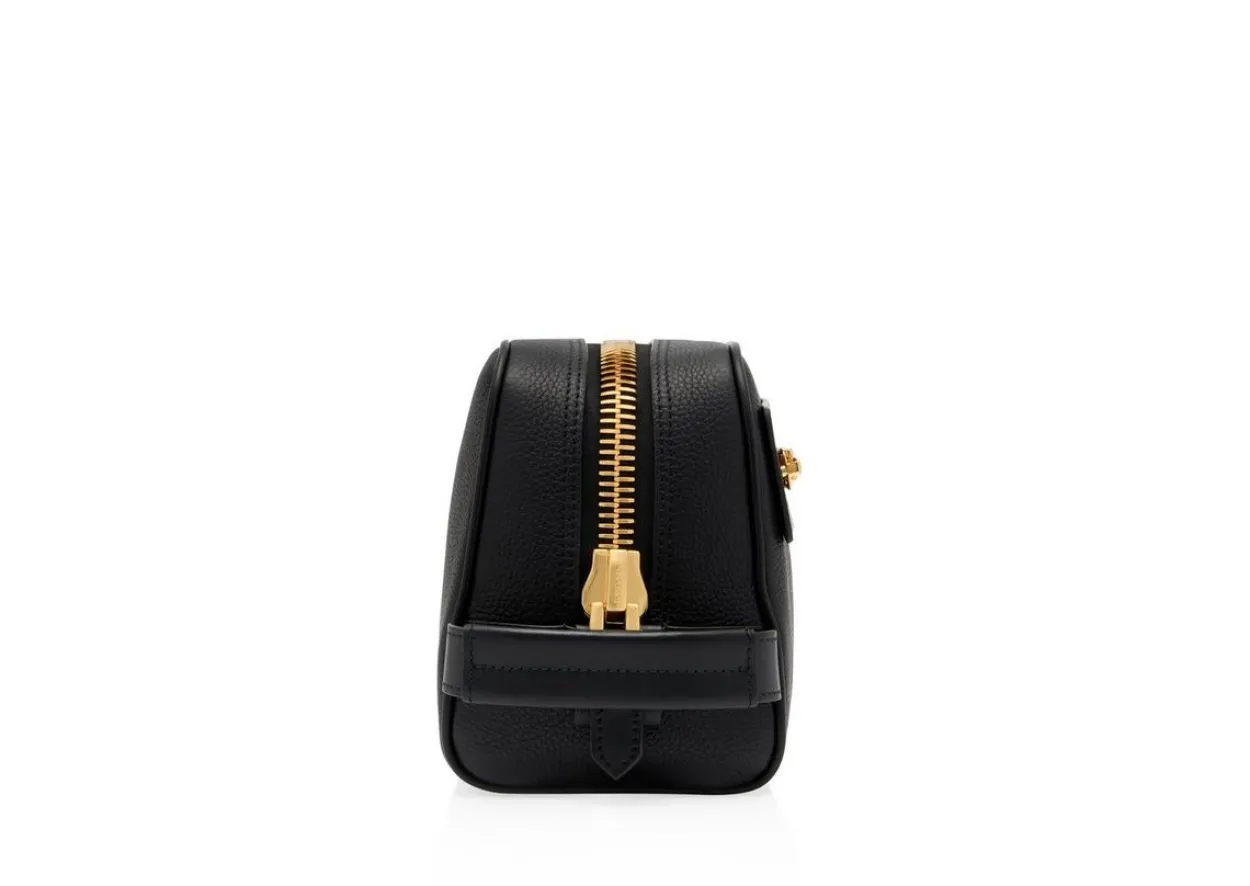 GRAIN LEATHER TOILETRY BAG