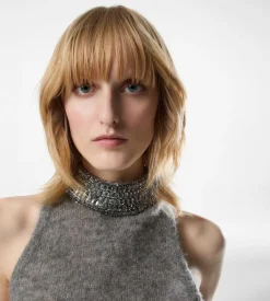 HALTERNECK KNIT