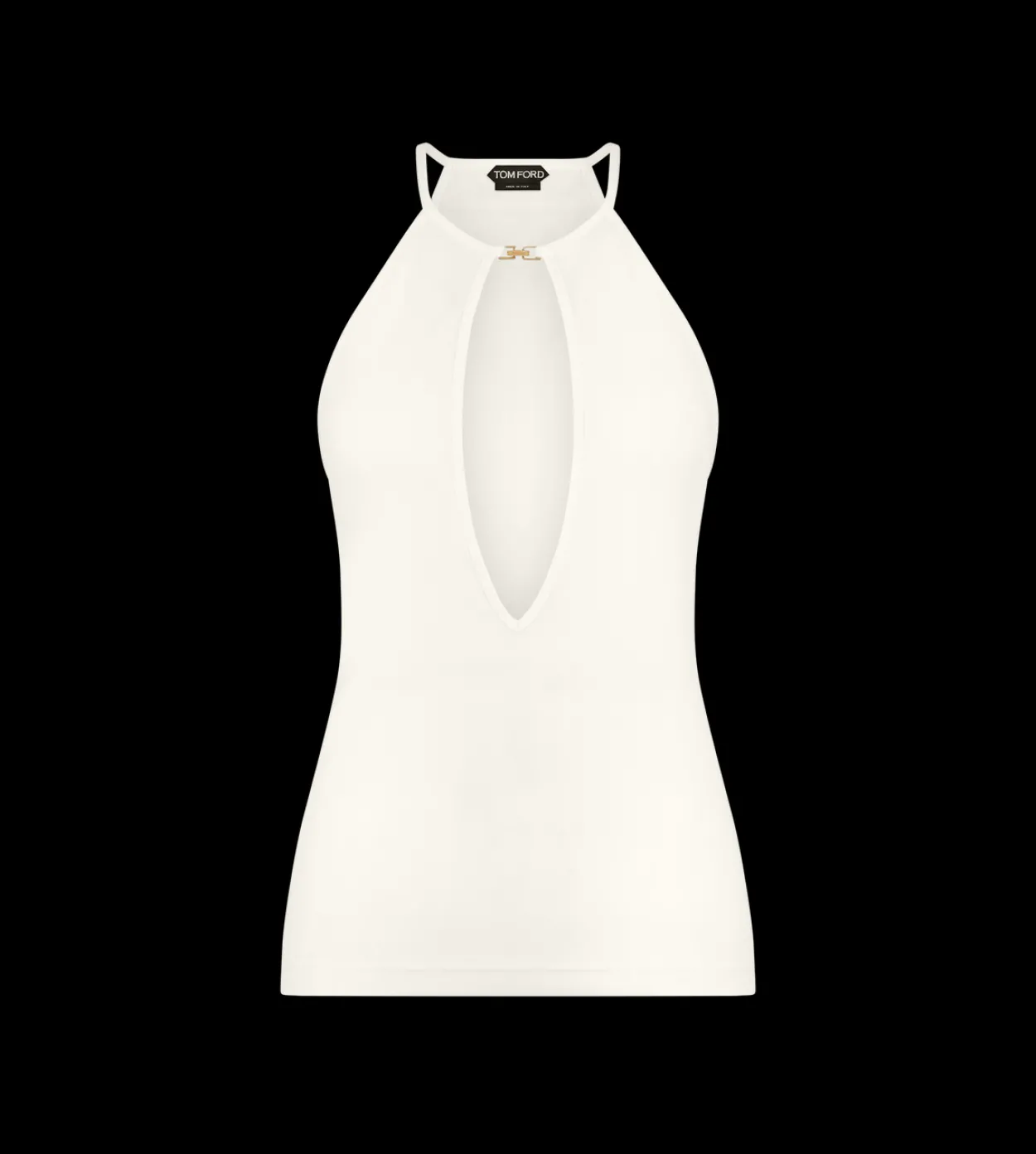 HALTERNECK TOP WITH CUT OUT