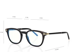 HORN SQUARE BLUE BLOCK OPTICALS