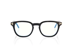 HORN SQUARE BLUE BLOCK OPTICALS