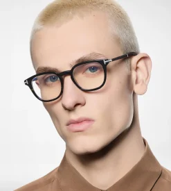 HORN SQUARE BLUE BLOCK OPTICALS