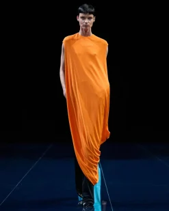 IMPOSSIBLE ASYMMETRIC CAP SLEEVE TOP