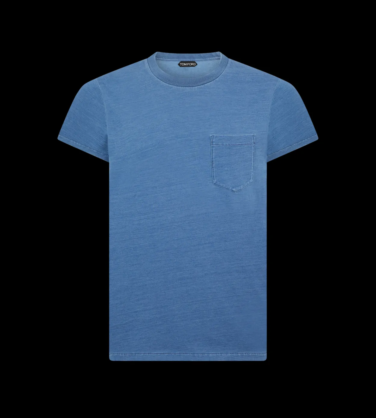 INDIGO DYE CREW NECK T-SHIRT
